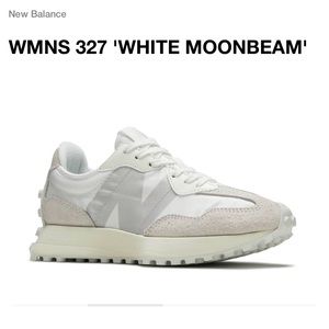 Brand new women’s New Balance 327 white moonbeam